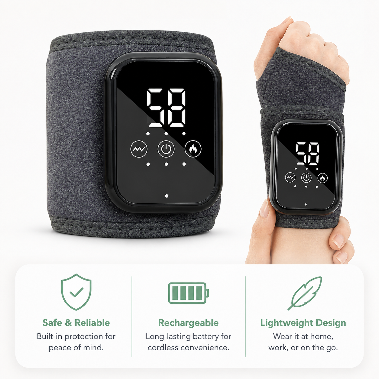 Healia | Wrist vibration heating device