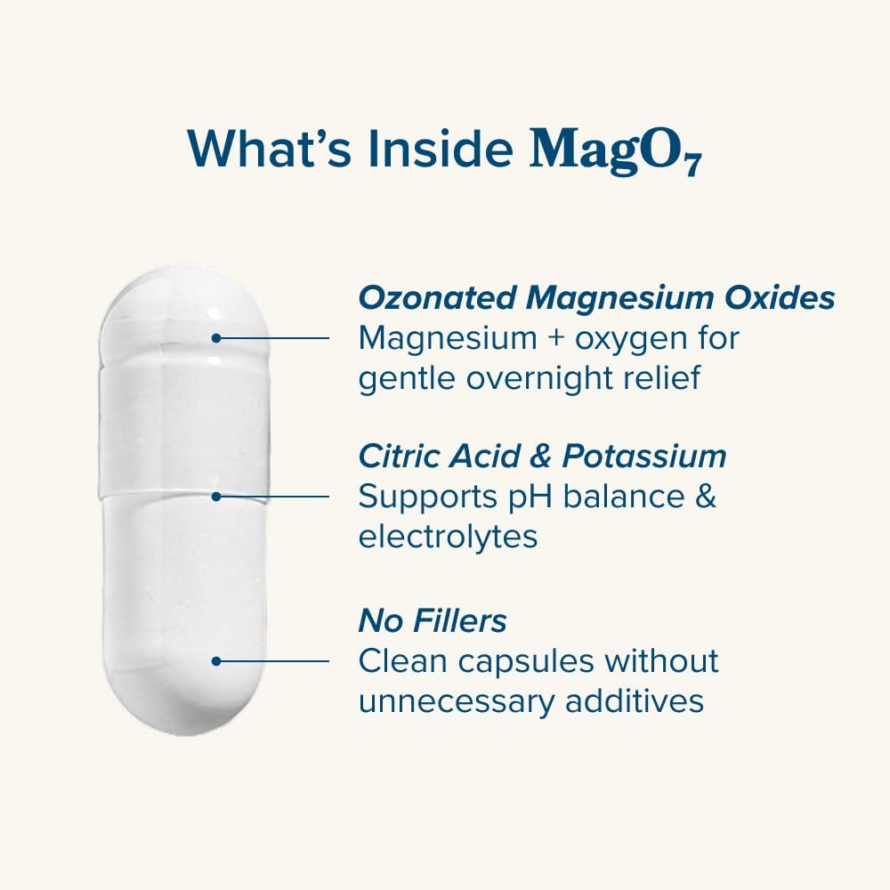 Healia MagO7 Oxygenated Magnesium Colon Cleanse & Digestive Detox Support