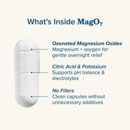 Healia MagO7 Oxygenated Magnesium Colon Cleanse & Digestive Detox Support