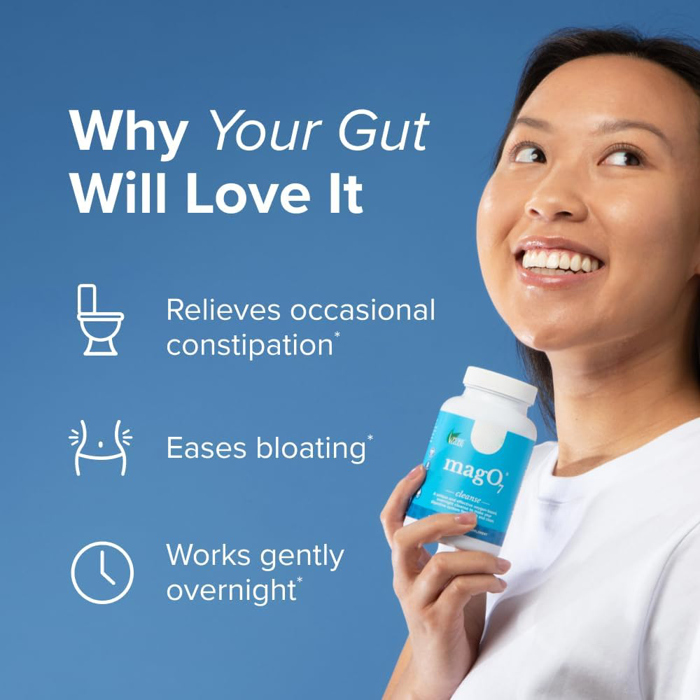 Healia MagO7 Oxygenated Magnesium Colon Cleanse & Digestive Detox Support