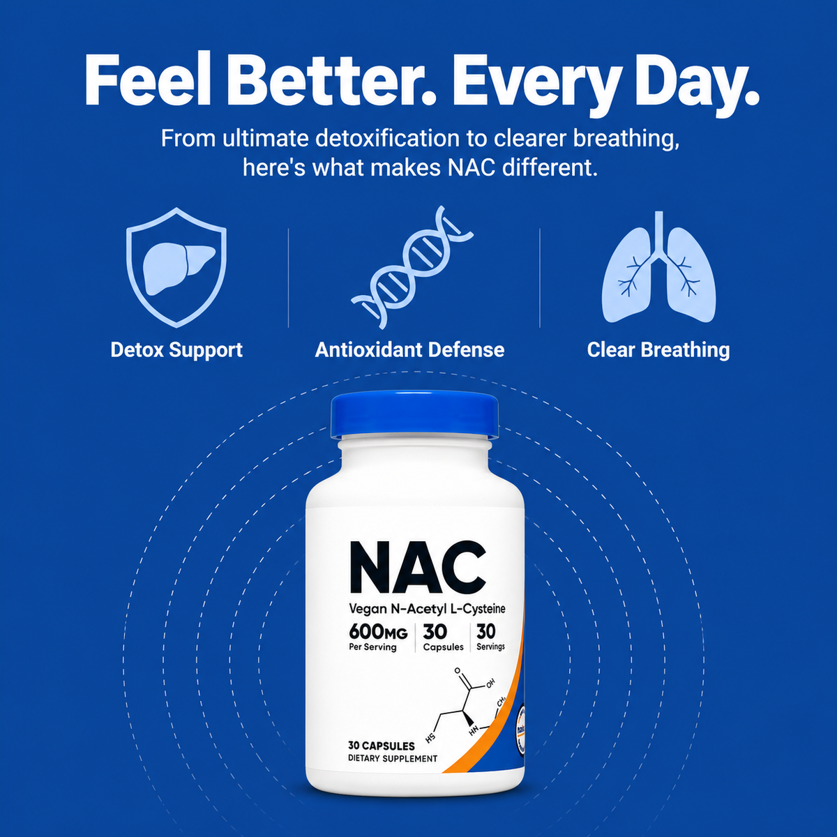 Healia | NAC N-Acetyl L-Cysteine